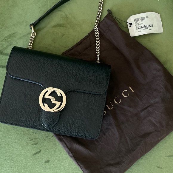 Gucci black interlocking leather handbag - Picture 2 of 3